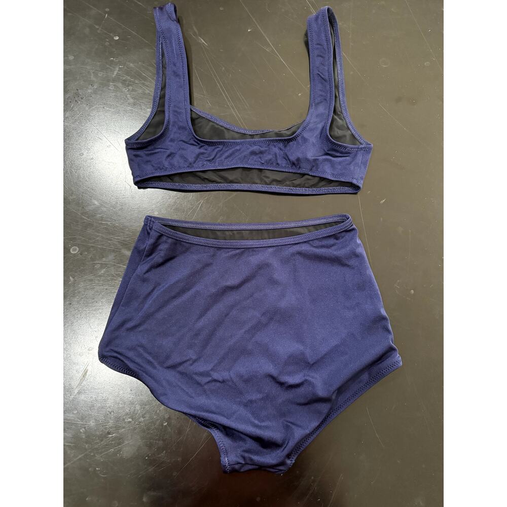 Solid & Striped Bikini Set - image 2